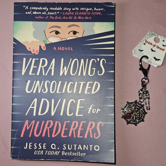 Other - Vera Wong's Unsolicited Advice for Murderers Book with Spider Bag Charm